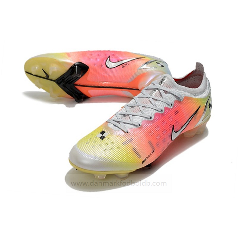 Nike Mercurial Vapor XIV Elite FG Fodboldstøvler Herre – Hvid Lyserød Sølv